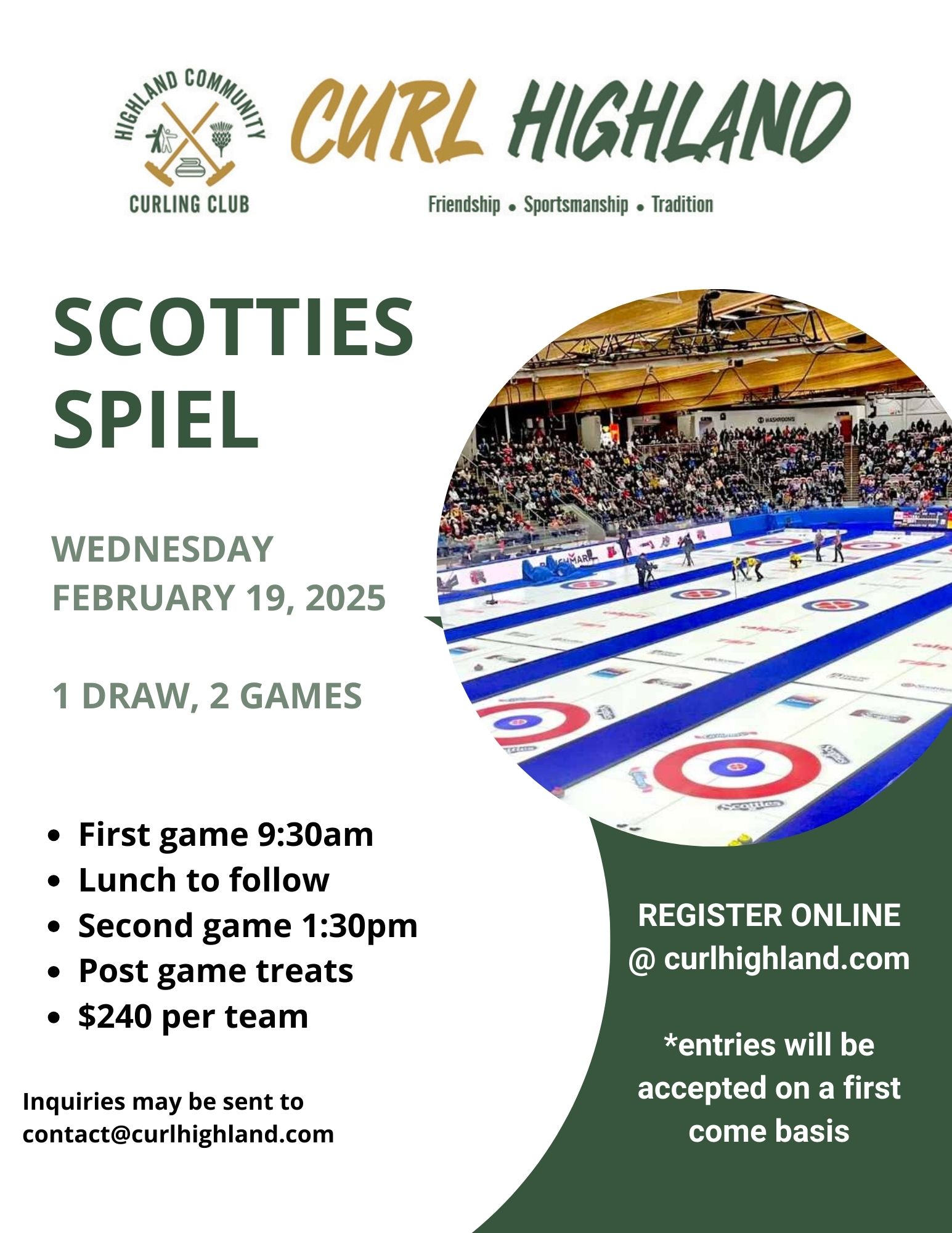 Scotties Spiel 2025 - Women's Bonspiel: Team Entry