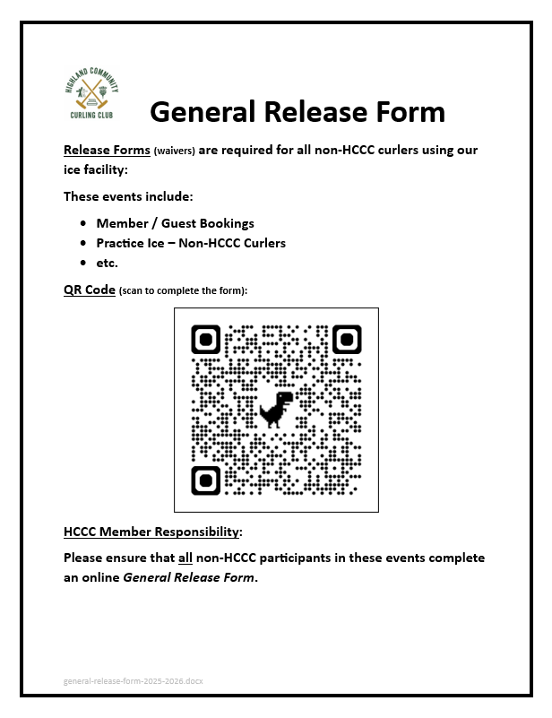 General Release Form QR Code